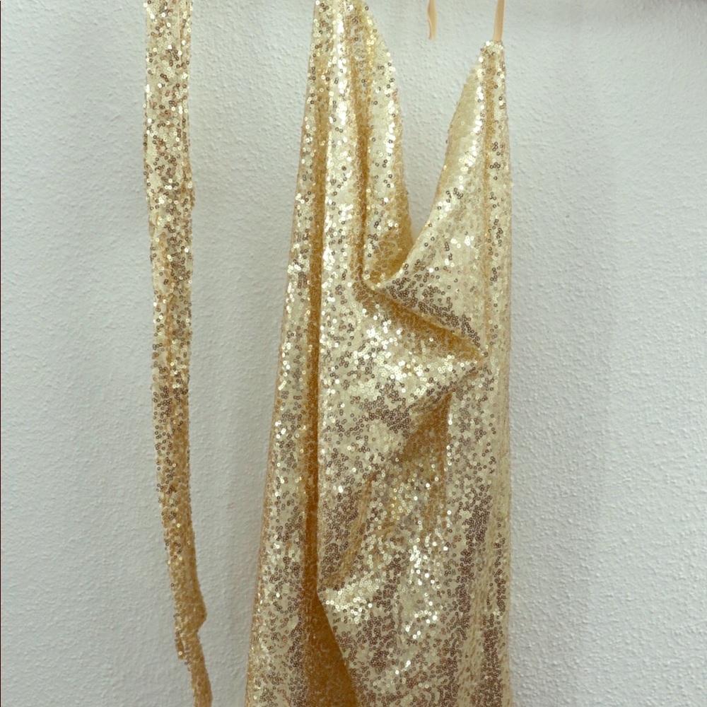 Gold dress